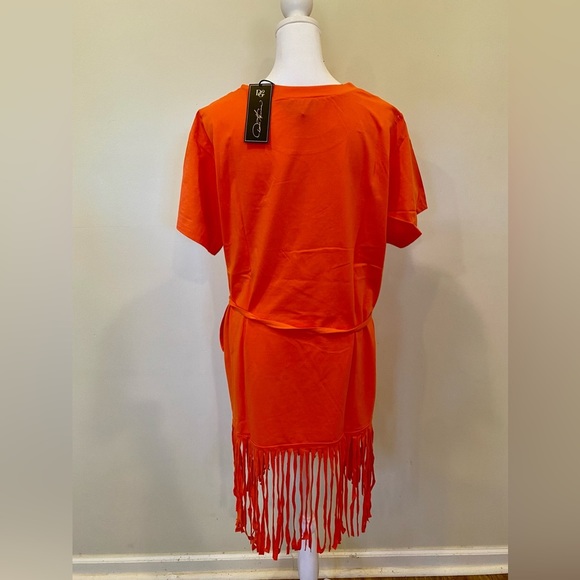 DG2 By Diane Gilman Fringed Tunic Size 1X NWT 1B2 - Picture 7 of 7